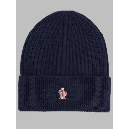 Berretto in Lana con Patch Logo