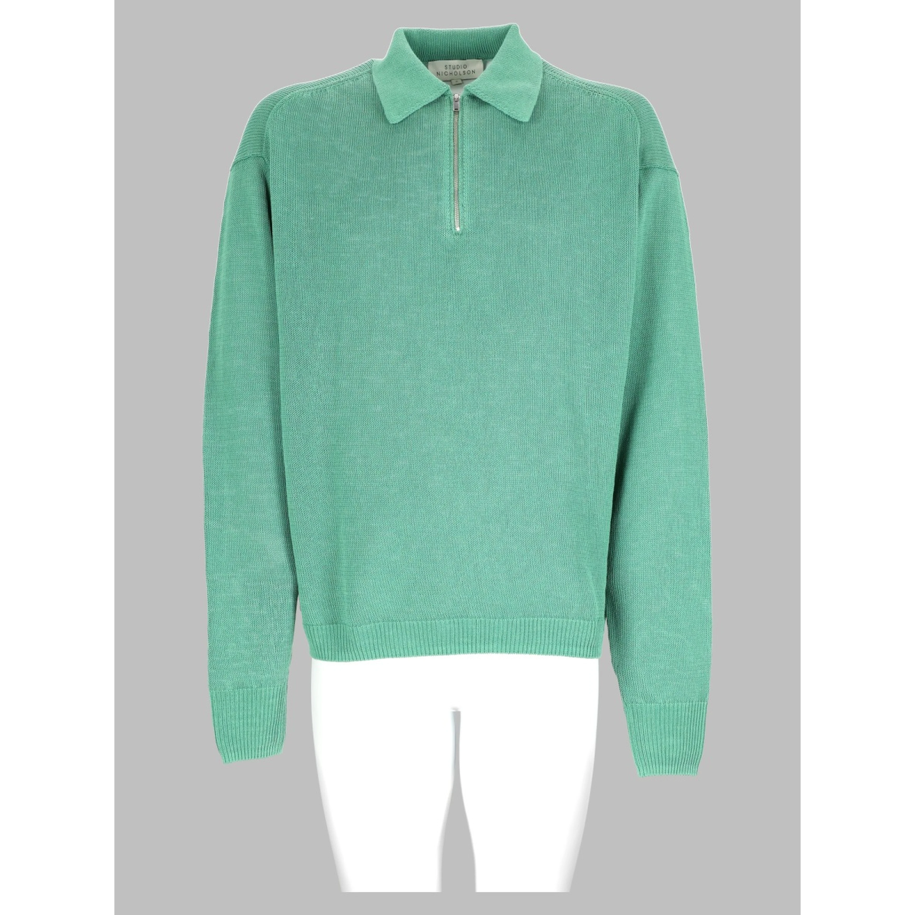 Polo In Maglia In Filato Di Carta