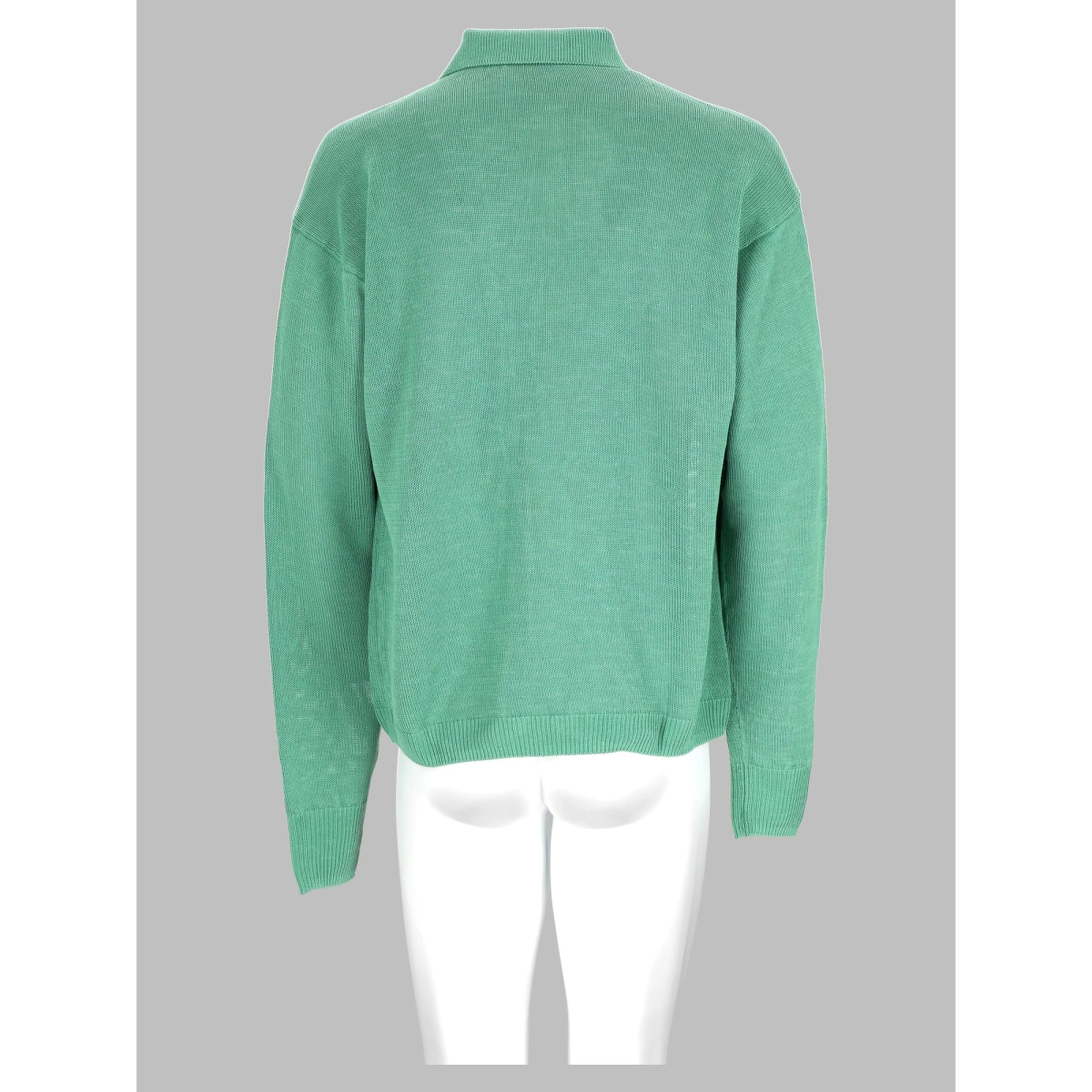 Polo In Maglia In Filato Di Carta