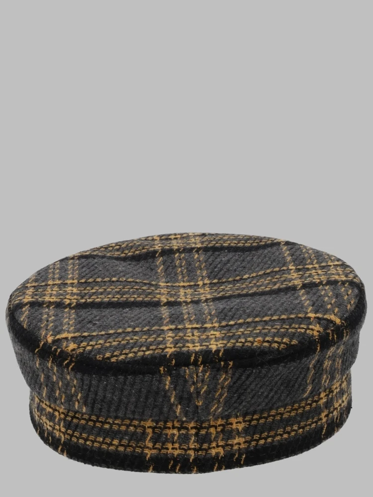 Cappello Baker Boy con Motivo Check alternative