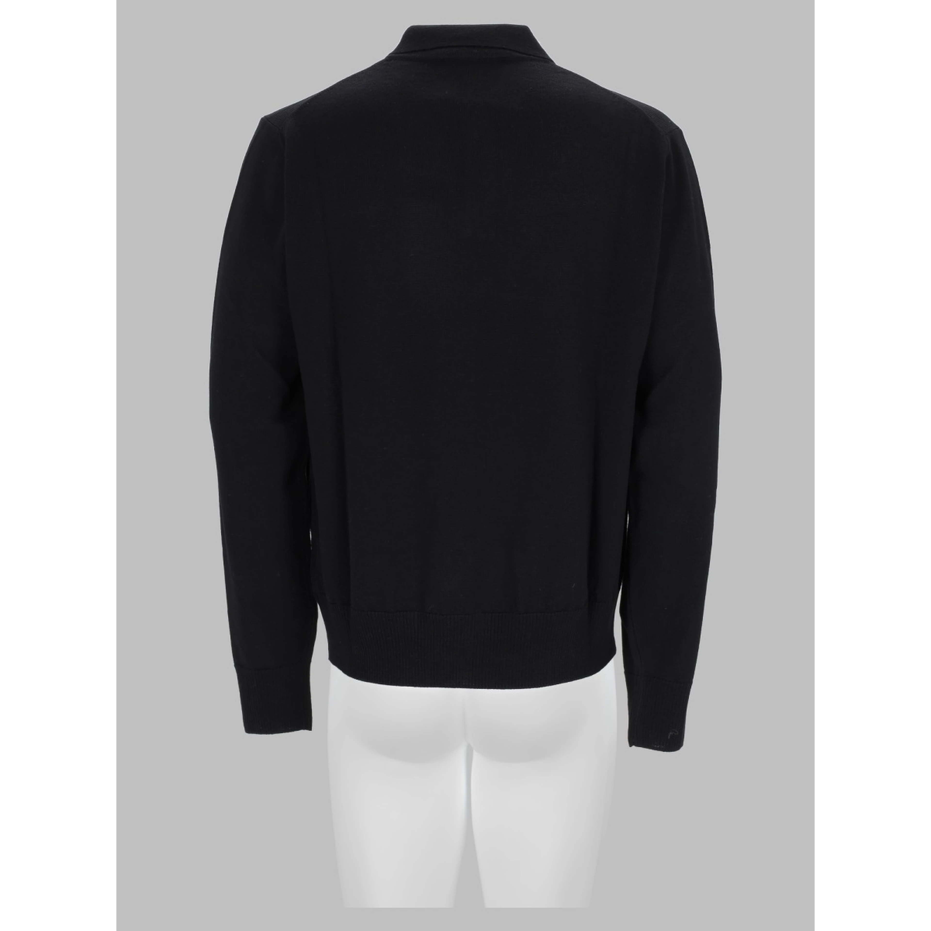 Polo "Mark" In Maglia Di Lana