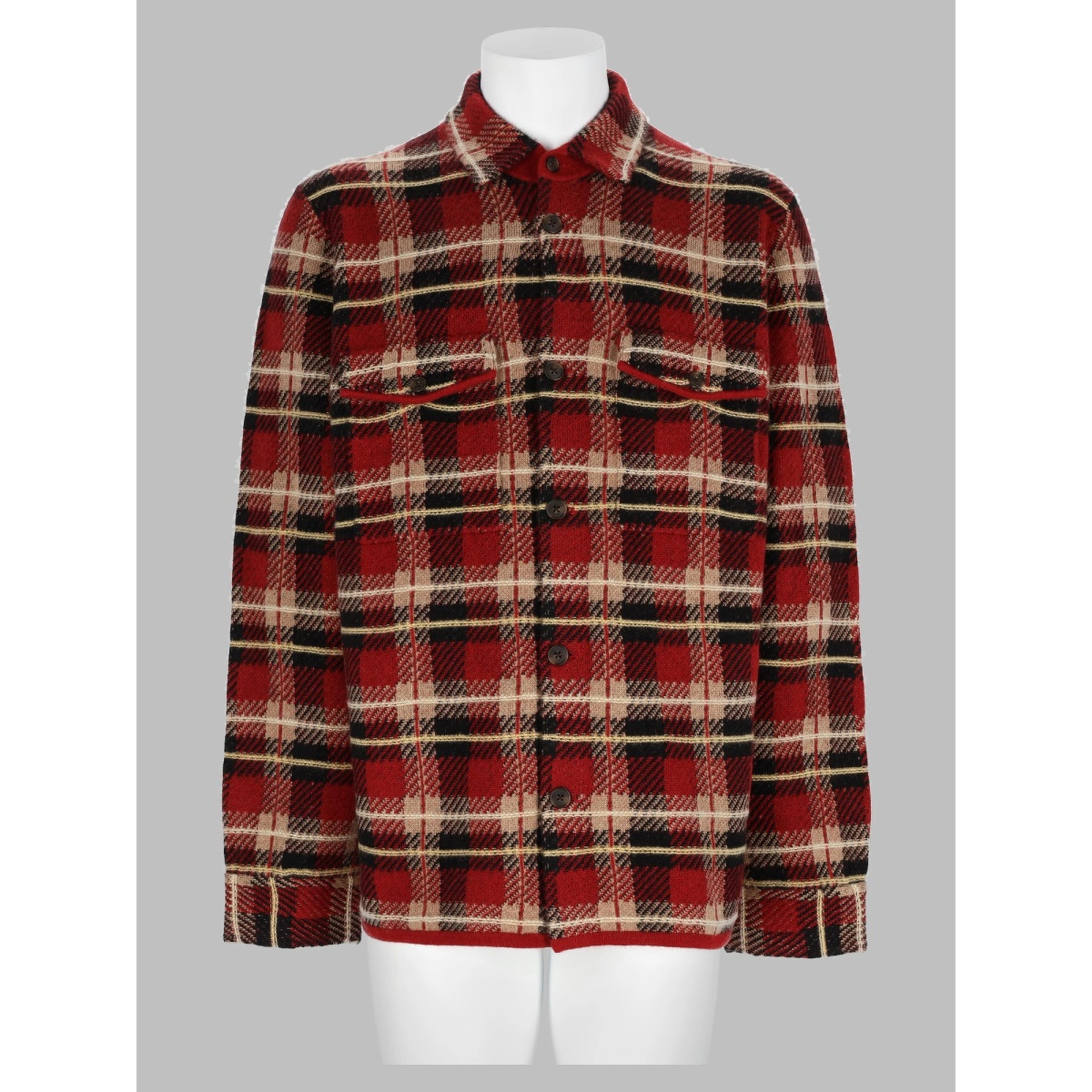 Overshirt "Plaid Work" In Cashmere