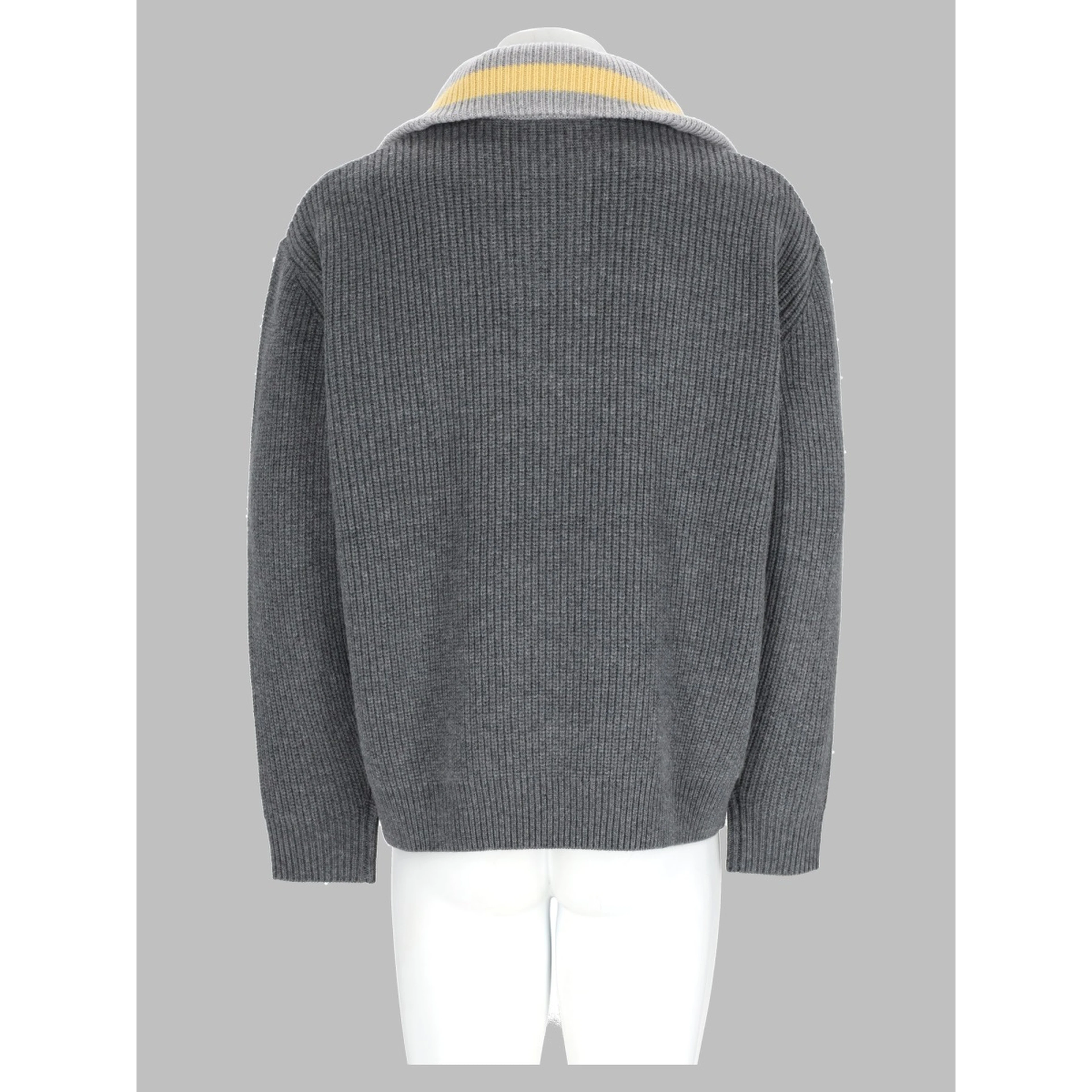 Maglia In Lana e Cashmere Con Zip