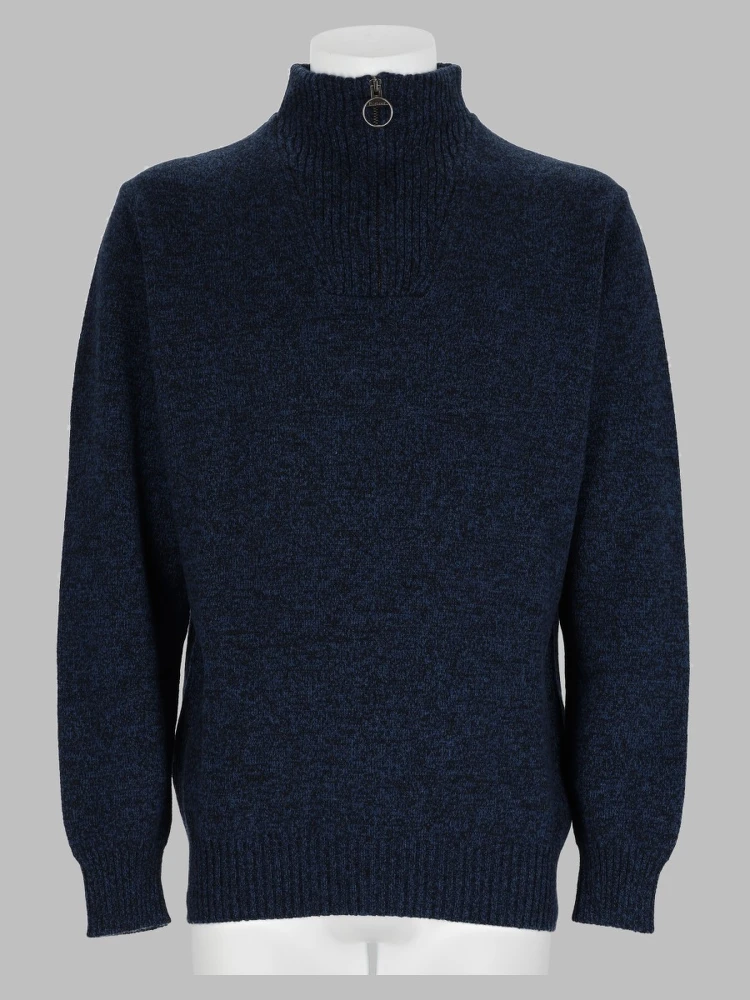 Maglia In Lana Con Zip