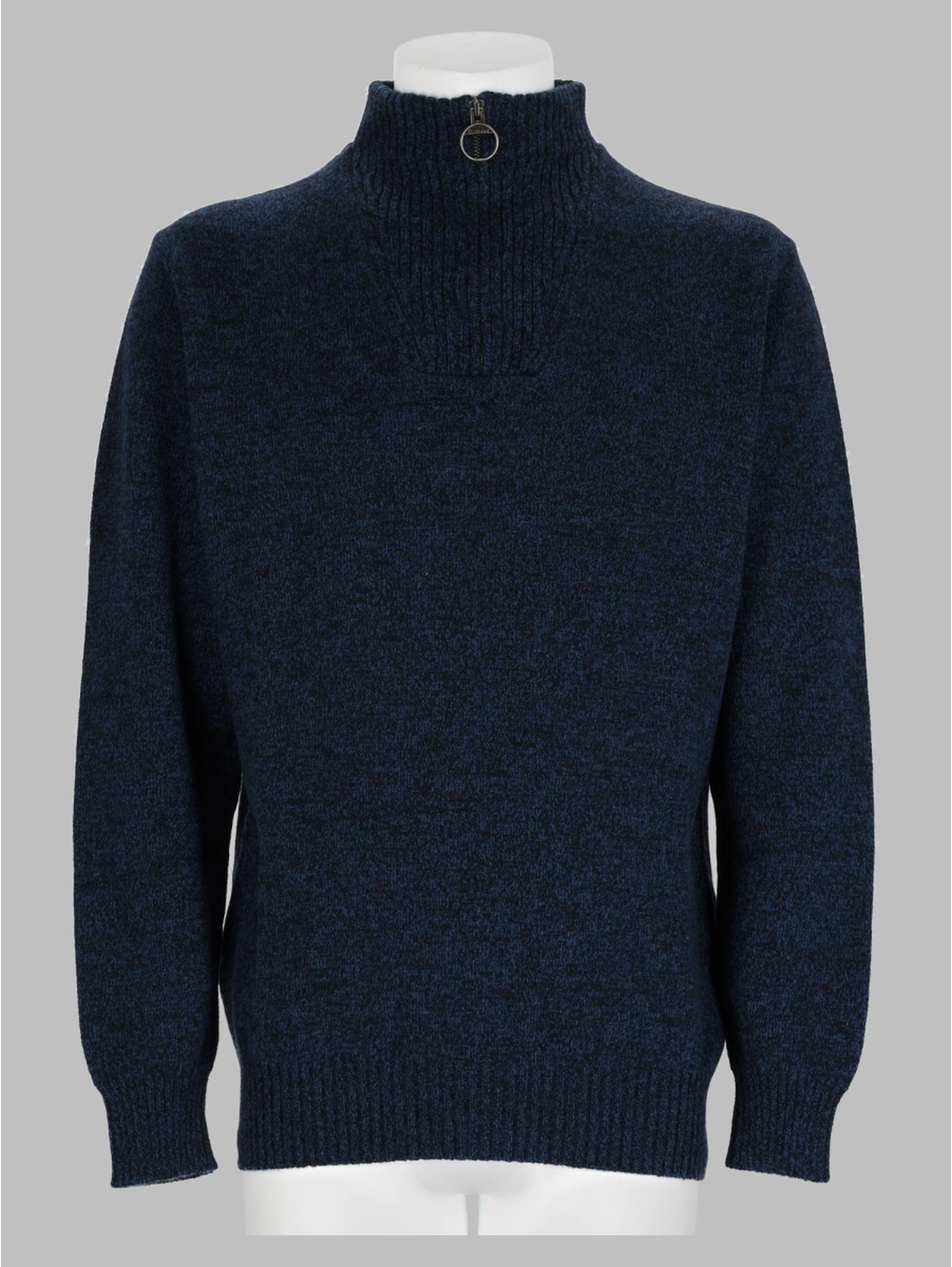 Maglia In Lana Con Zip