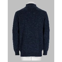 Maglia In Lana Con Zip
