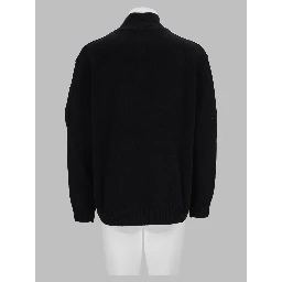 Maglia In Lana Con Zip