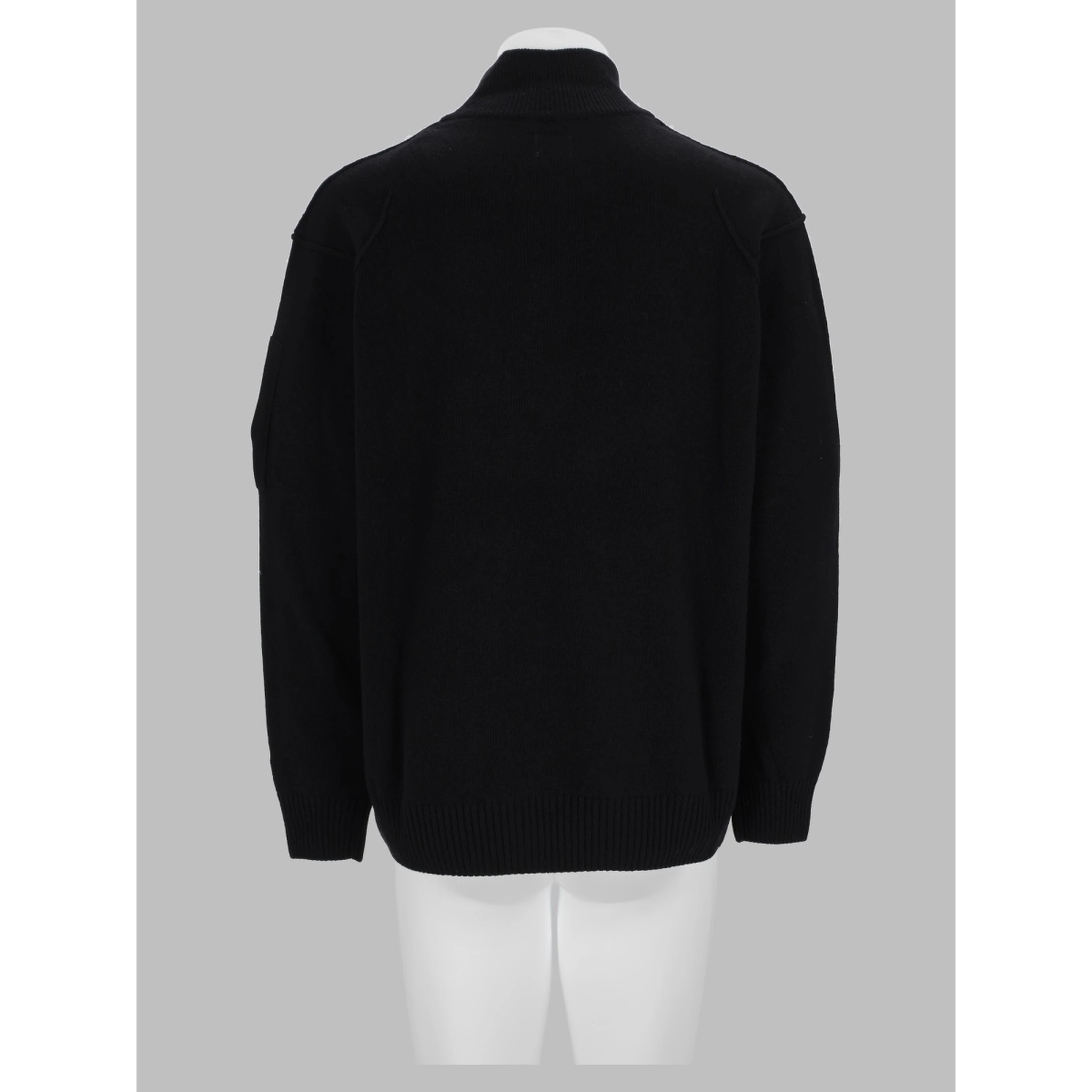 Maglia In Lana Con Zip