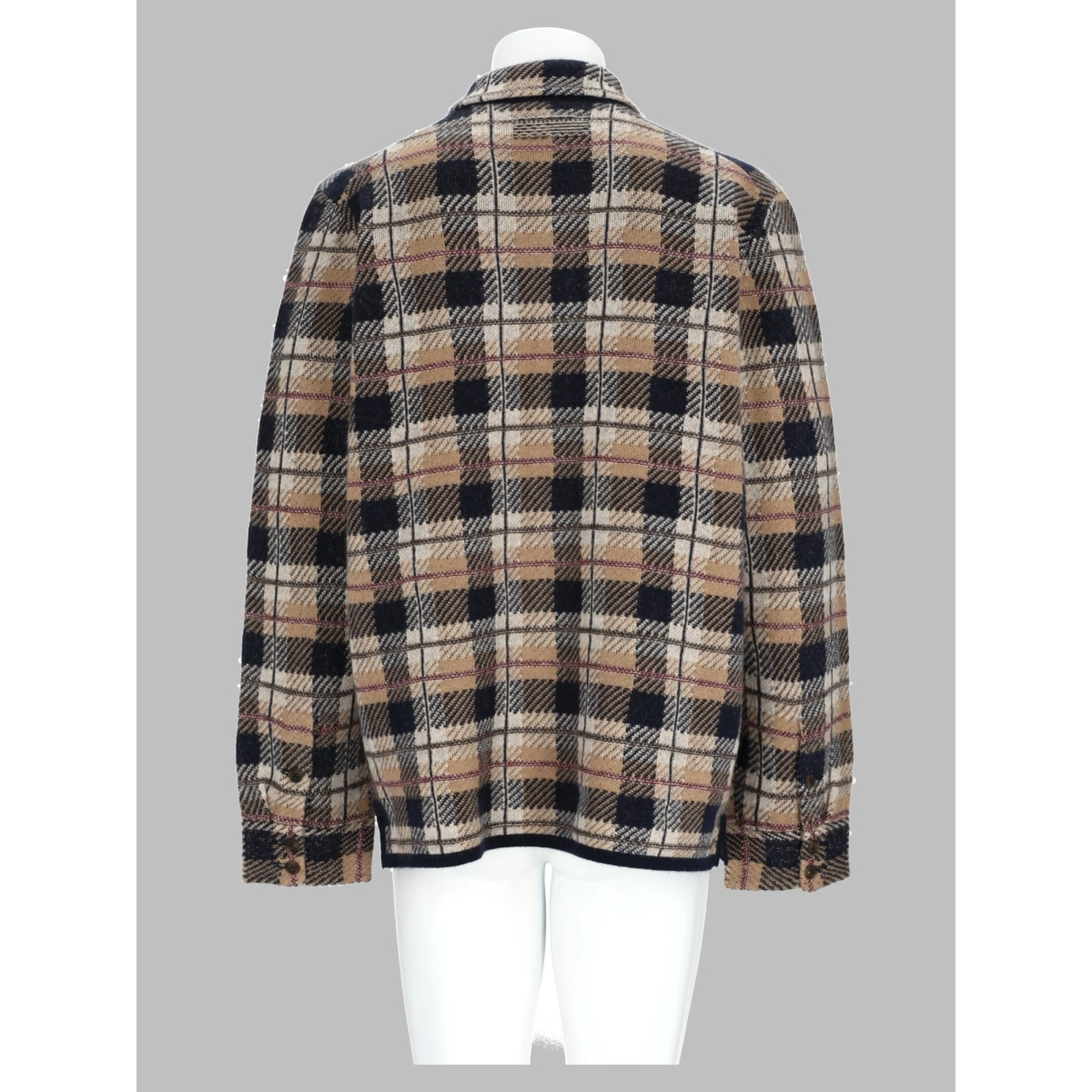 Overshirt "Plaid Work" In Cashmere
