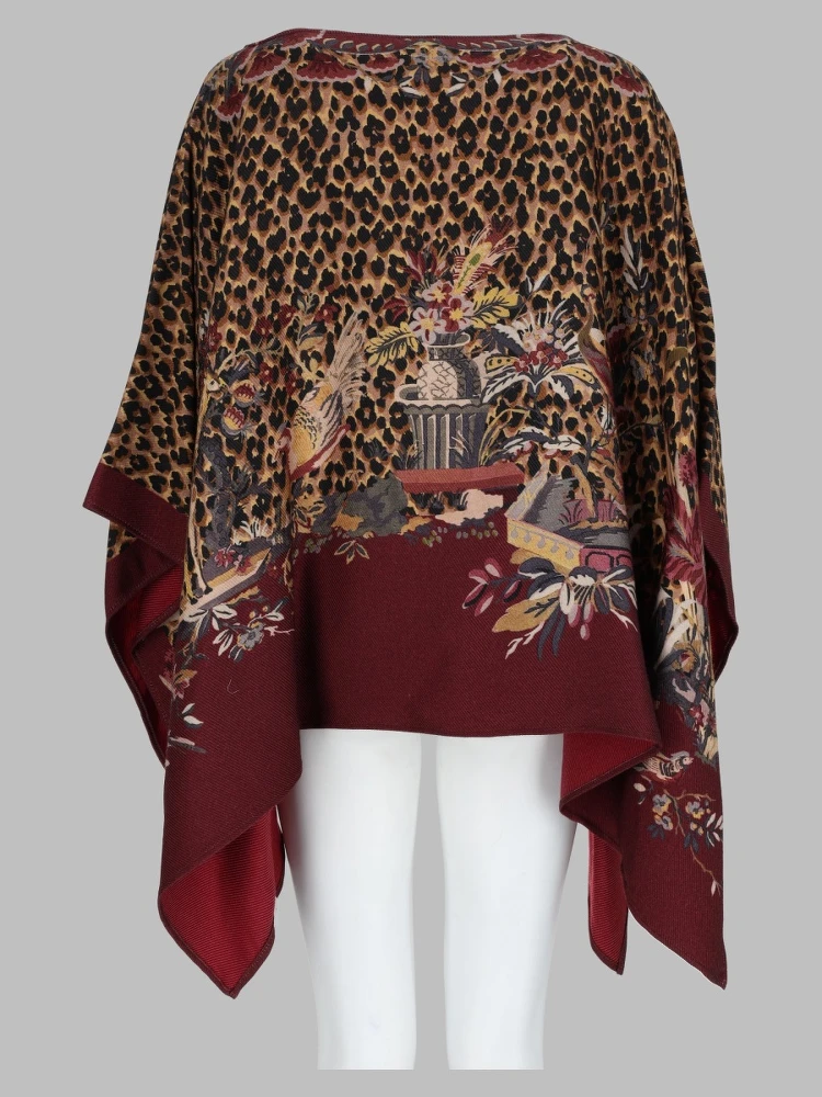 Top Poncho con Stampa alternative