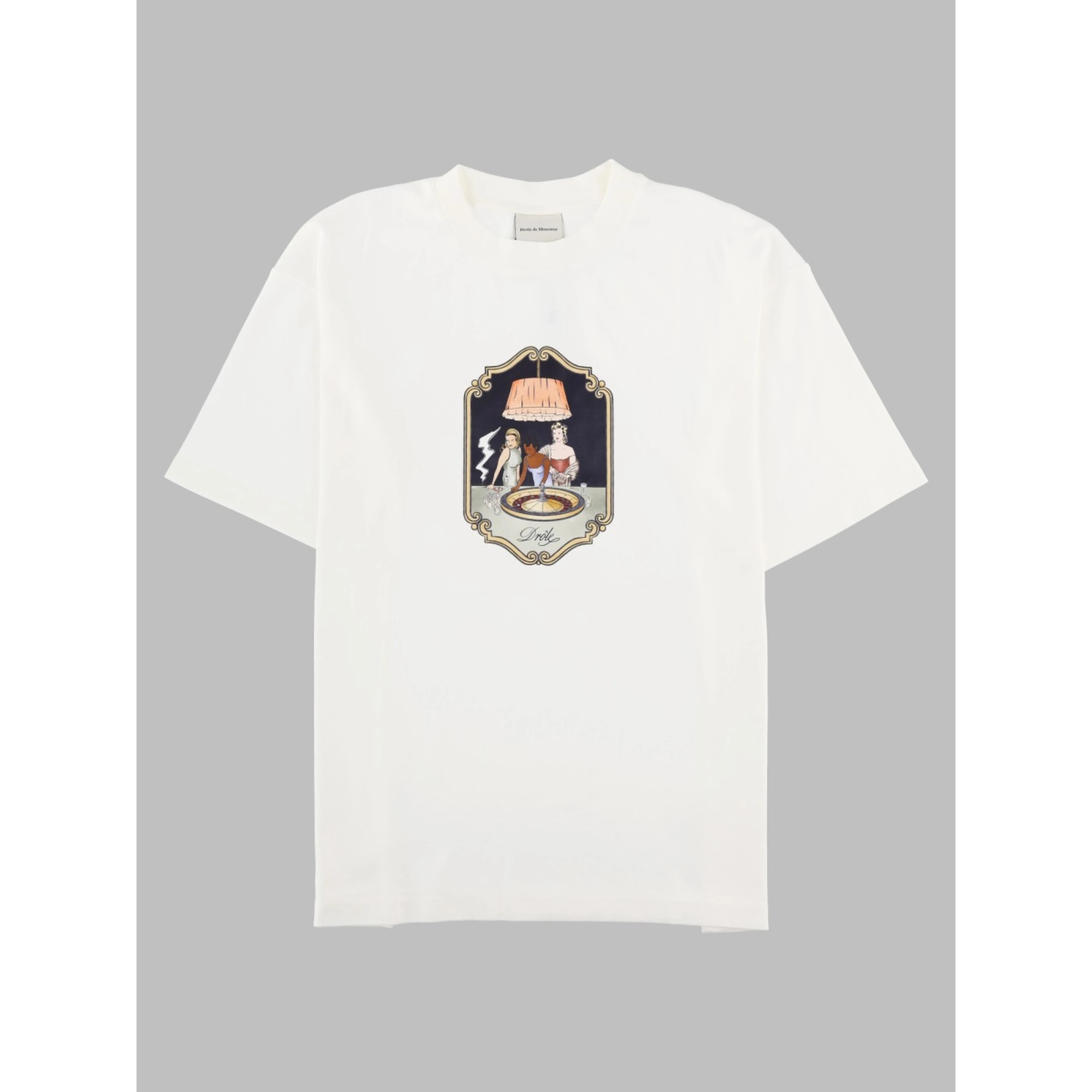 T-Shirt Con Stampa "Casino Scene"