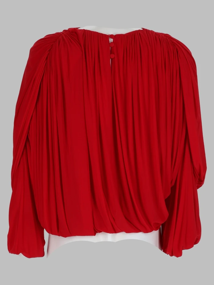 Top Drappeggiato in Cupro alternative