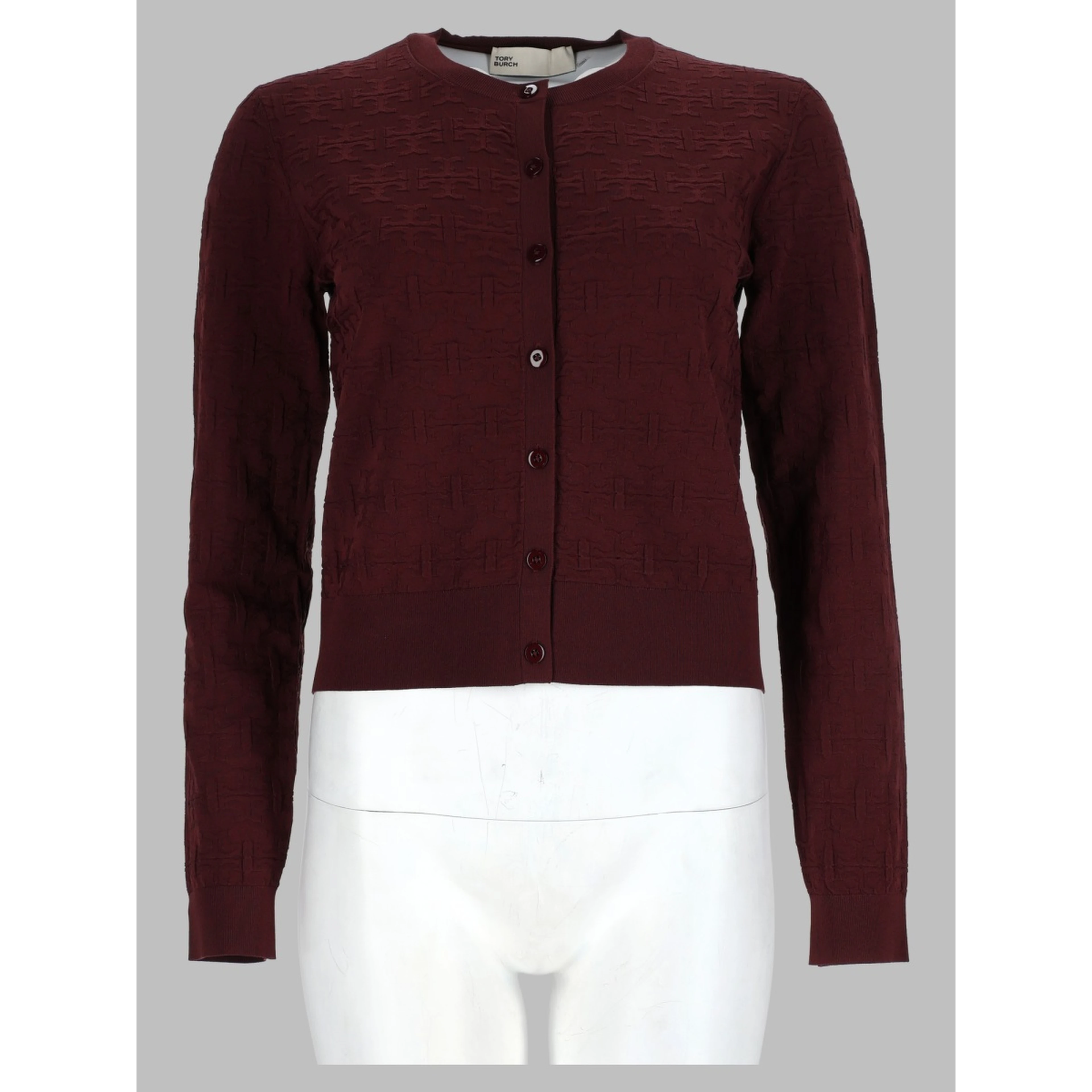Cardigan in Jacquard T Monogram