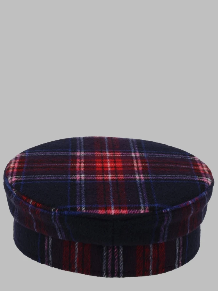 Cappello Baker Boy con Motivo Check alternative