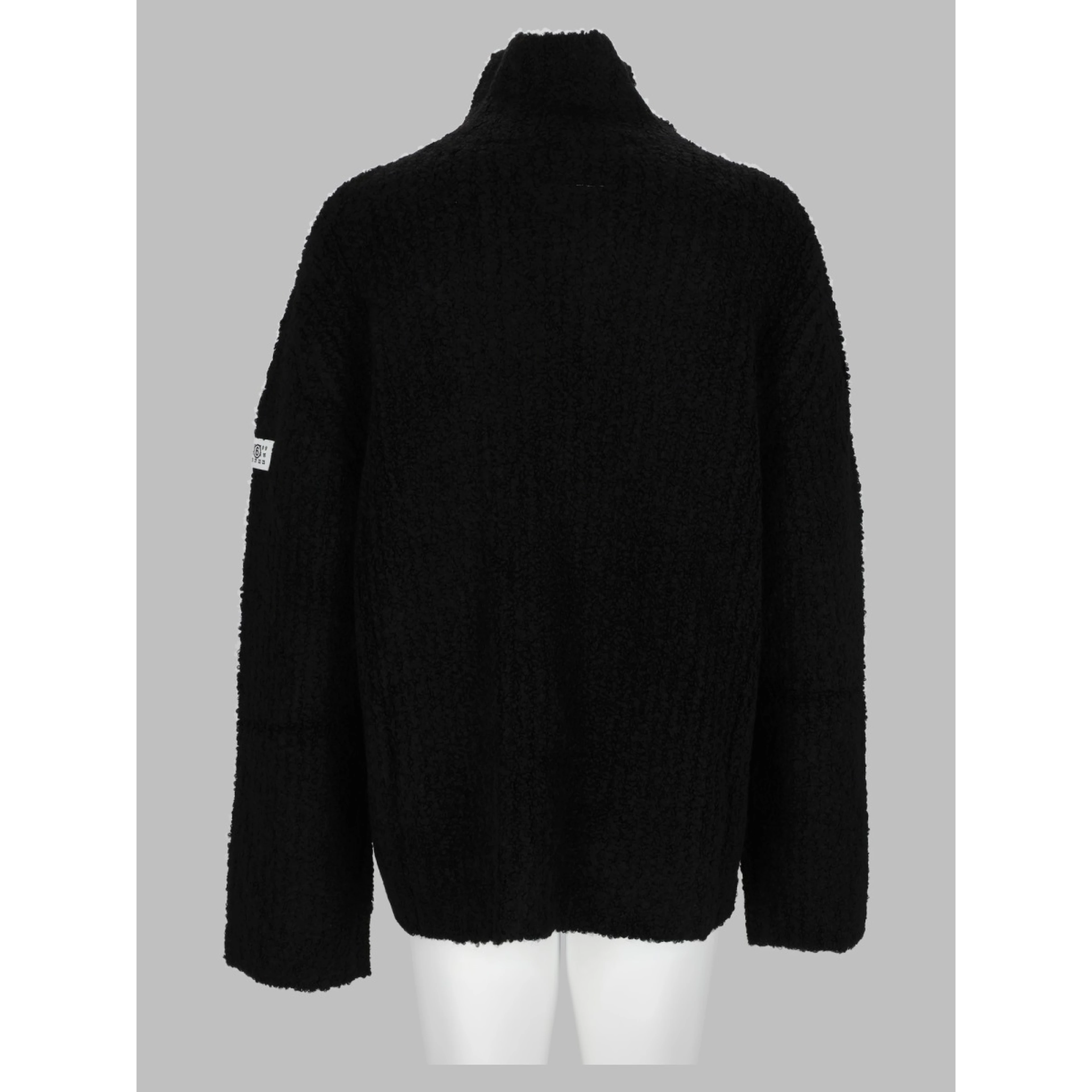 Maglia a Collo Alto Con Trama Testurizzata