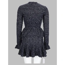 Abito Mini in Maglia Testurizzata