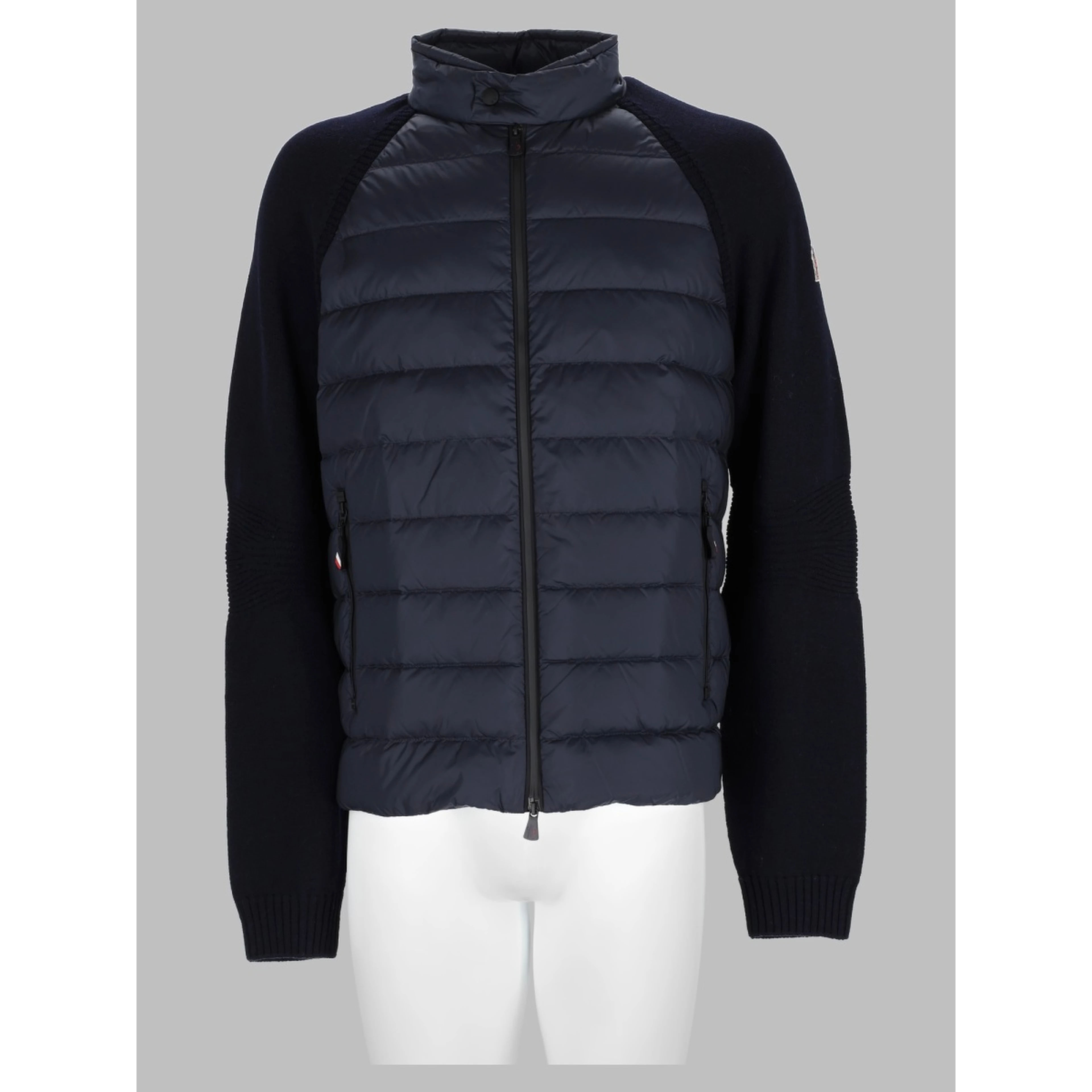 Cardigan Imbottito con Zip