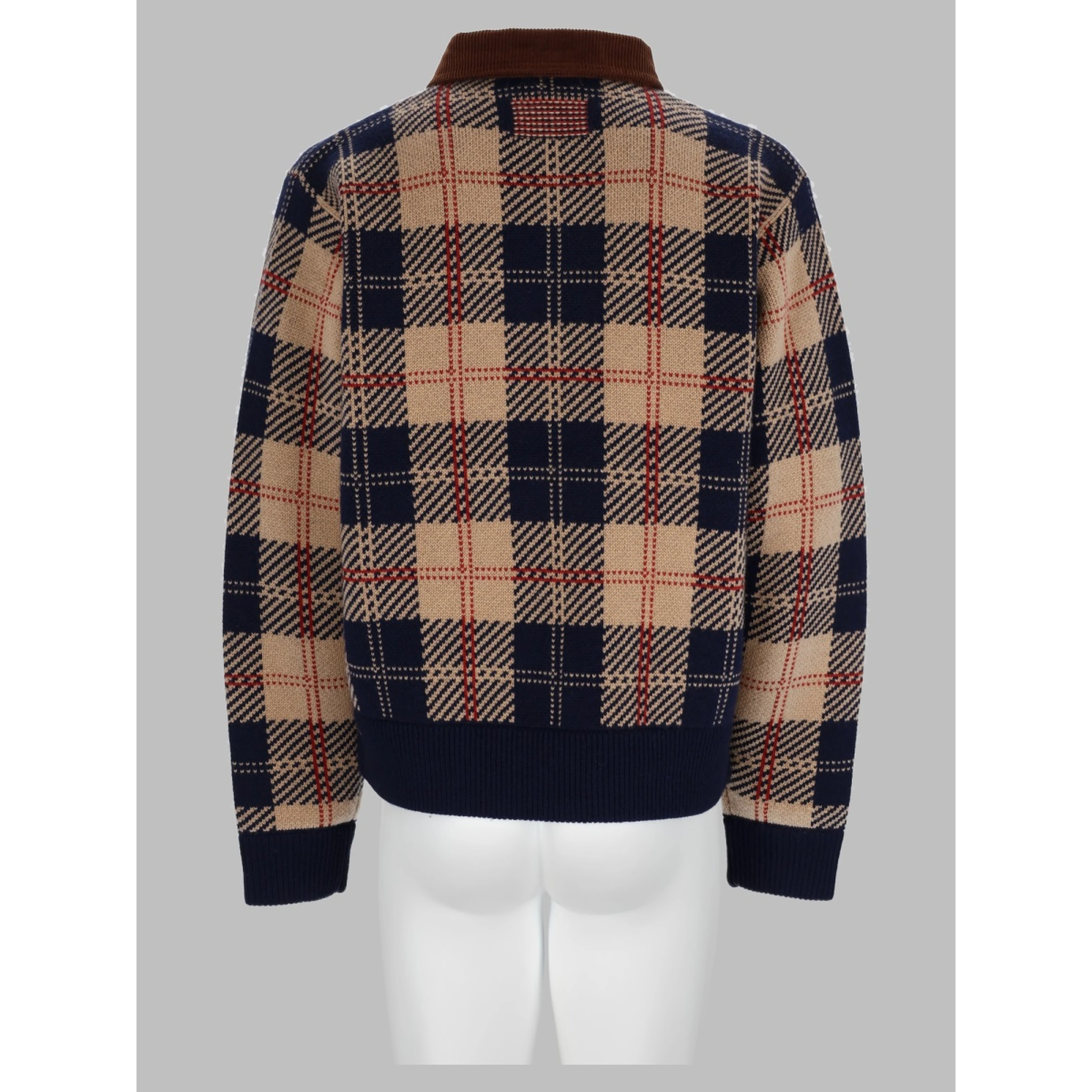 Bomber In Lana e Cashmere Tartan