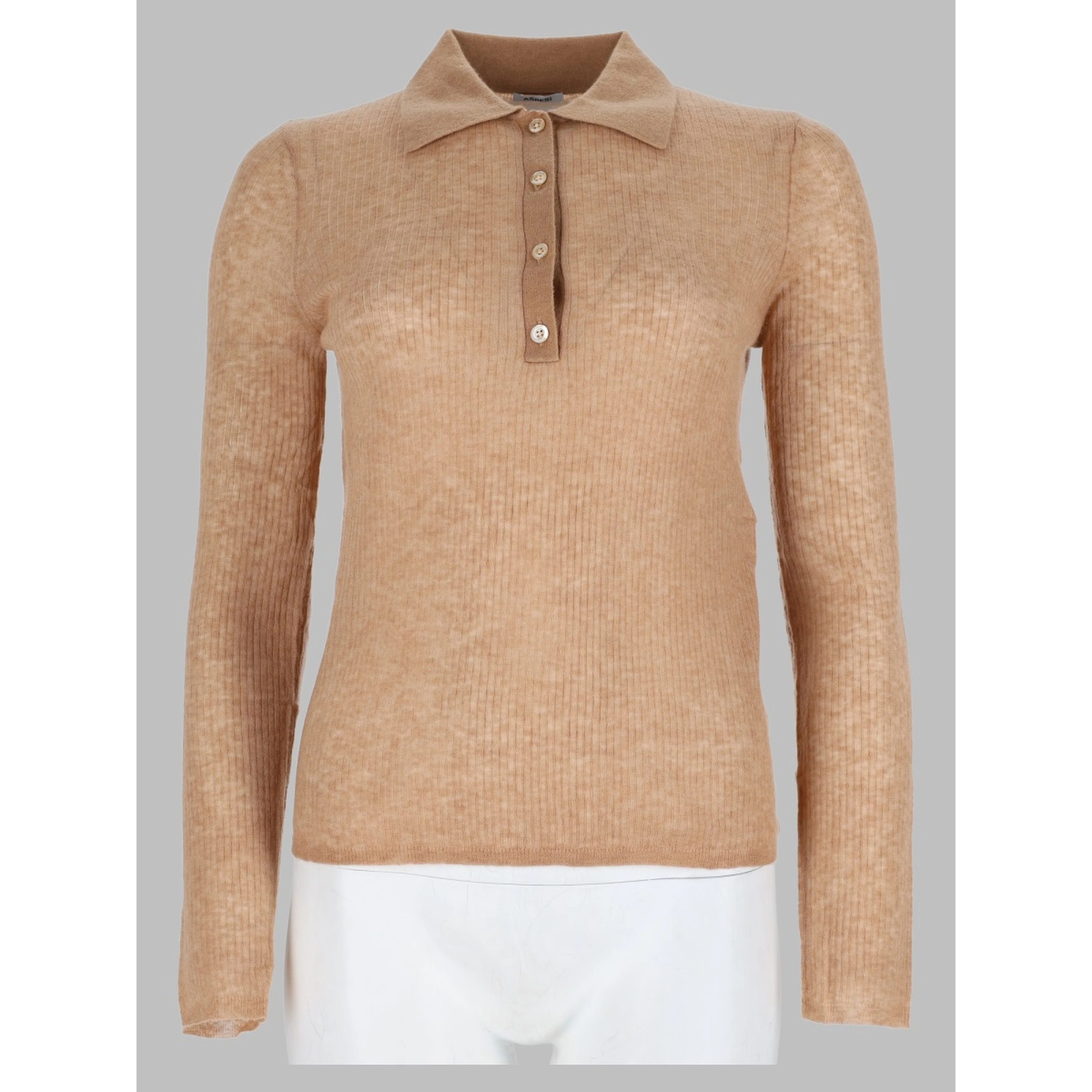Polo In Maglia Di Lana