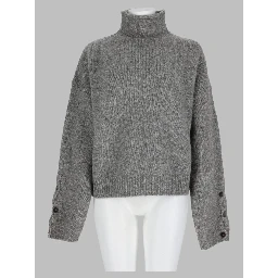 Maglia In Alpaca a Collo Alto