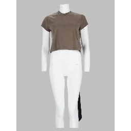 T-Shirt Cropped In Cotone