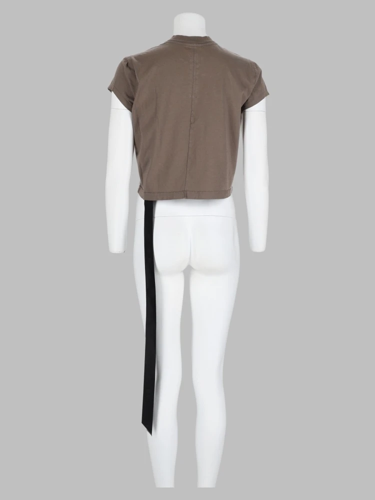 T-Shirt Cropped In Cotone alternative