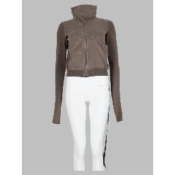 Felpa "Mountain" Con Zip Asimmetrica