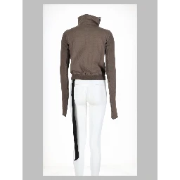 Felpa "Mountain" Con Zip Asimmetrica