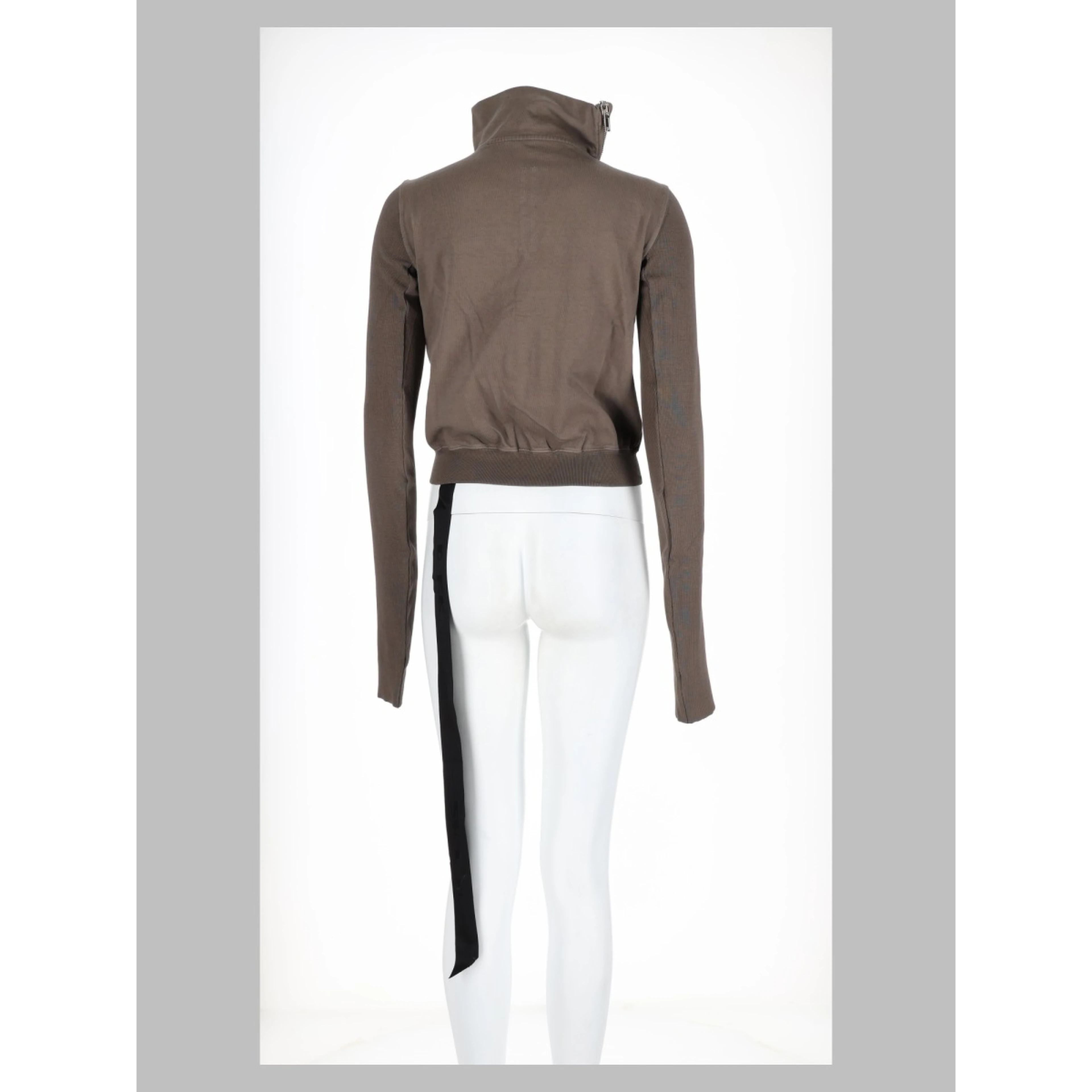 Felpa "Mountain" Con Zip Asimmetrica