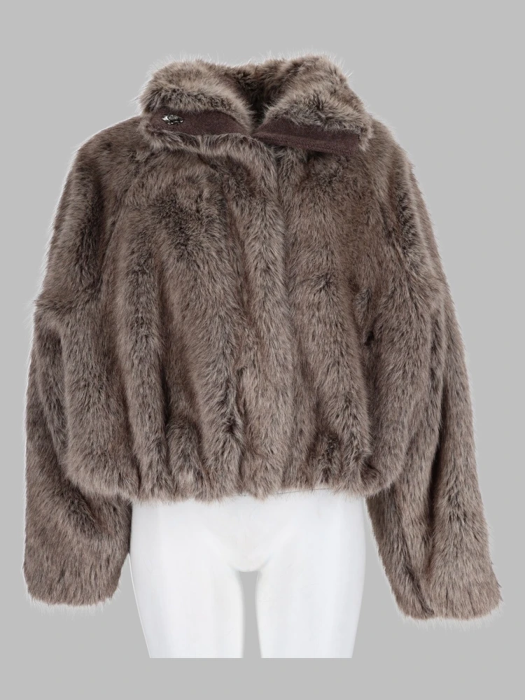 Giacca in Eco Pelliccia