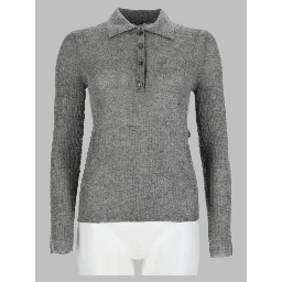 Polo In Maglia Di Lana