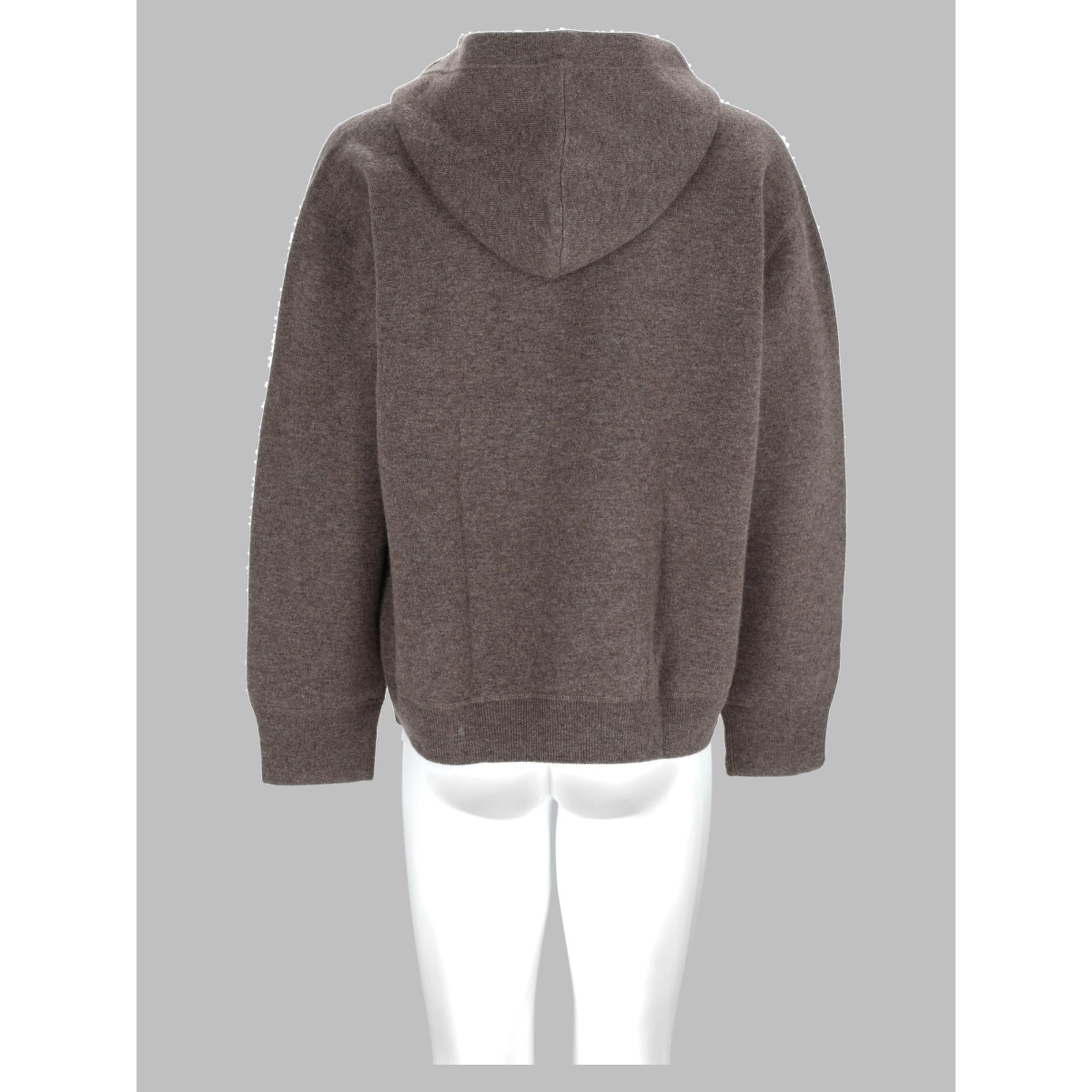 Maglia In Lana e Cashmere Con Cappuccio