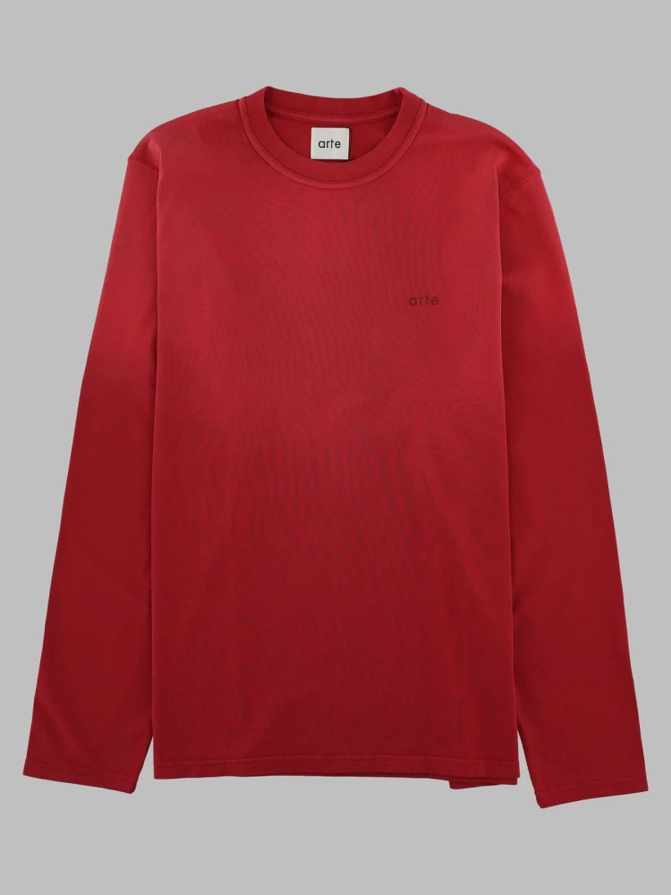 T-Shirt a Manica Lunga Con Logo