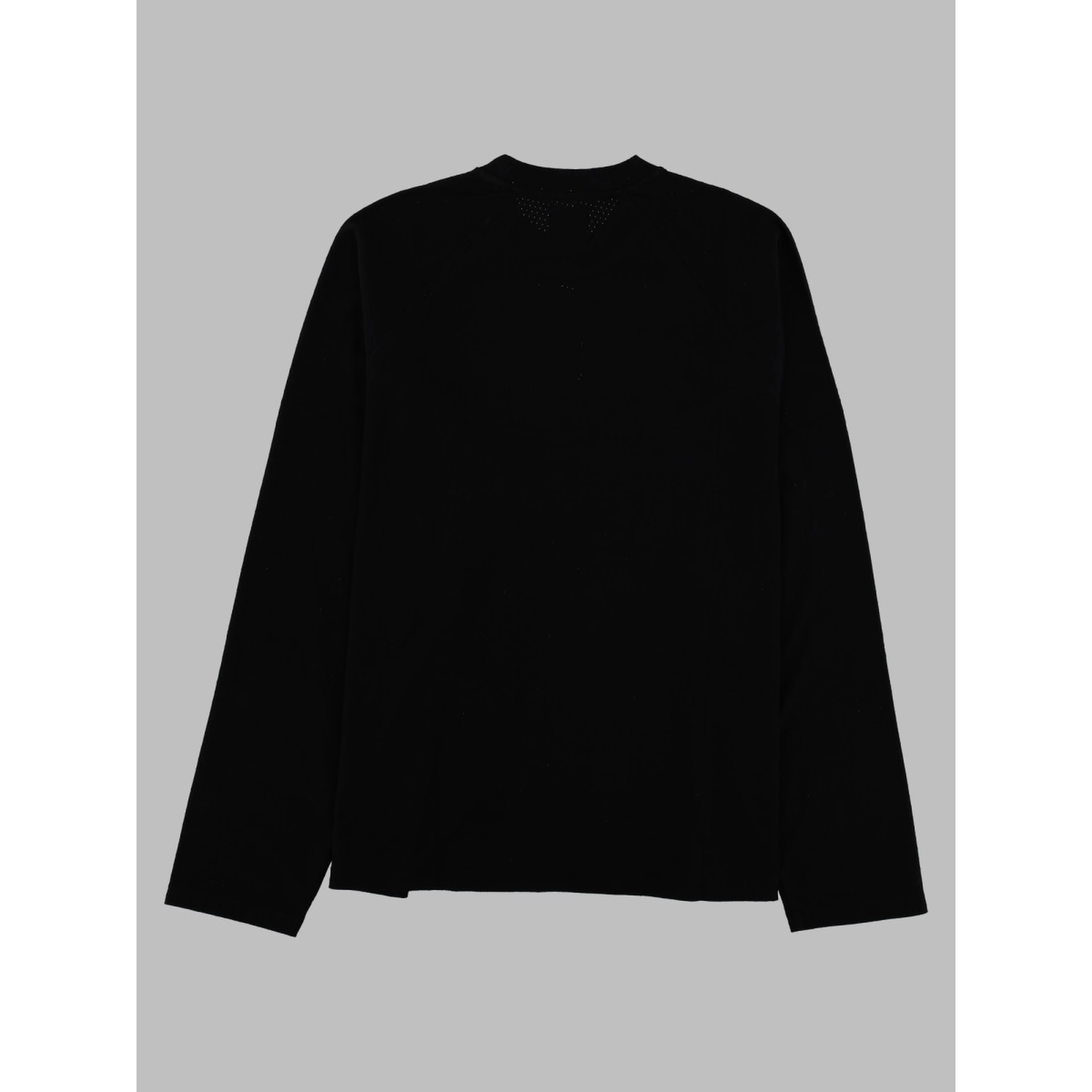 T-Shirt a Manica Lunga Con Patch Logo