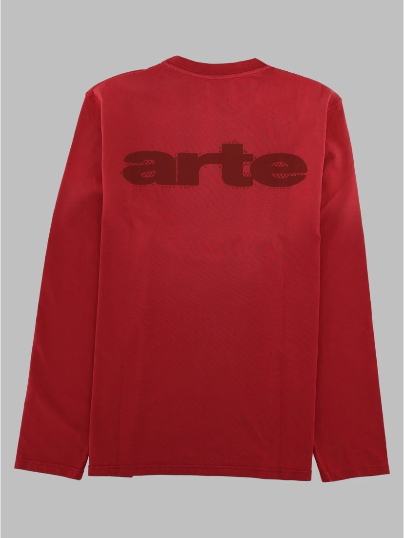 T-Shirt a Manica Lunga Con Logo