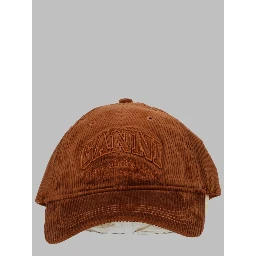 Cappello da Baseball in Velluto a Coste