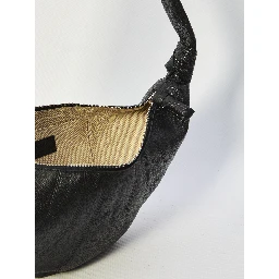 Croissant black bag medium
