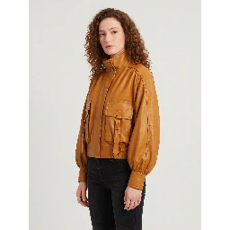 Valiant leather biker jacket