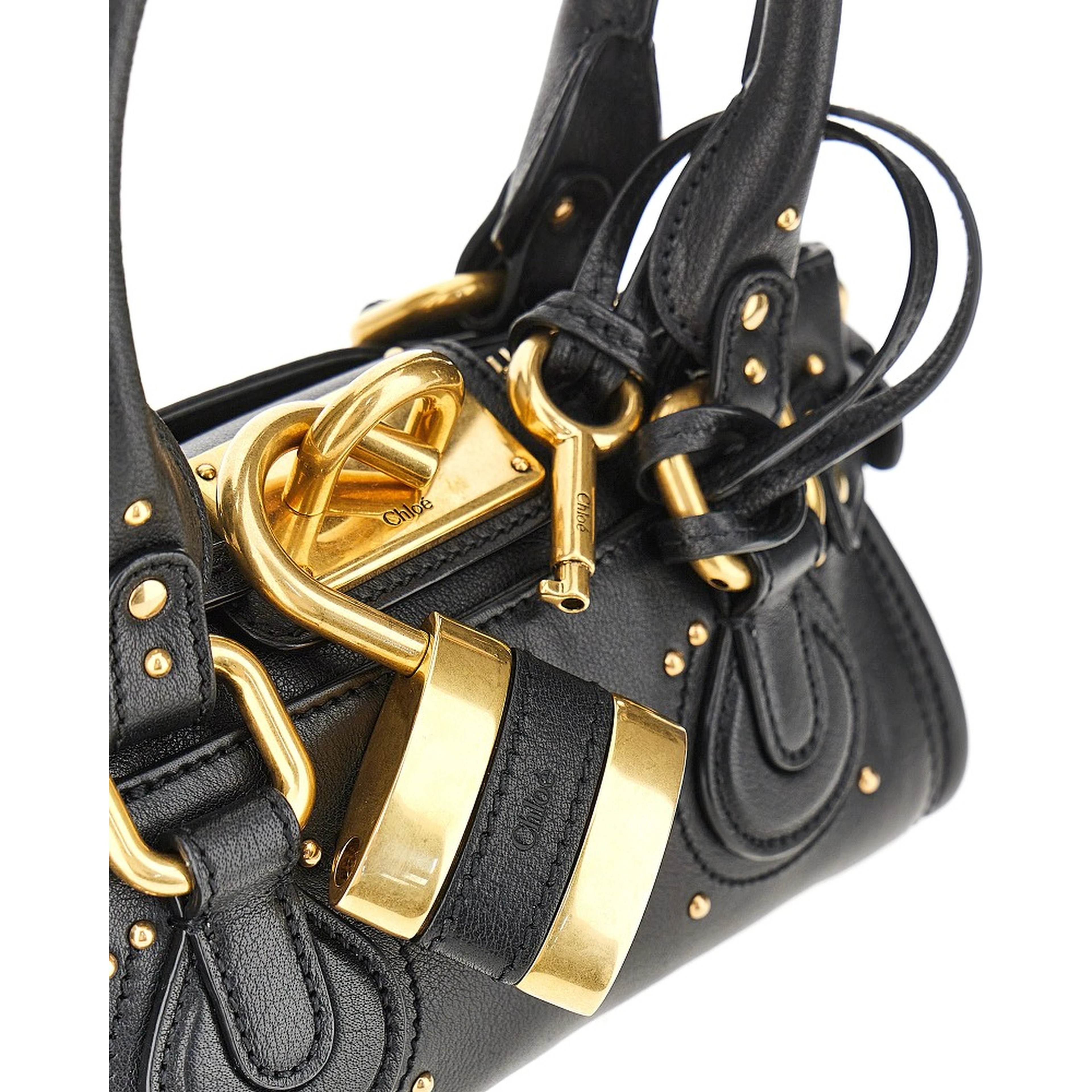 Small 'Paddington' grained leather bag