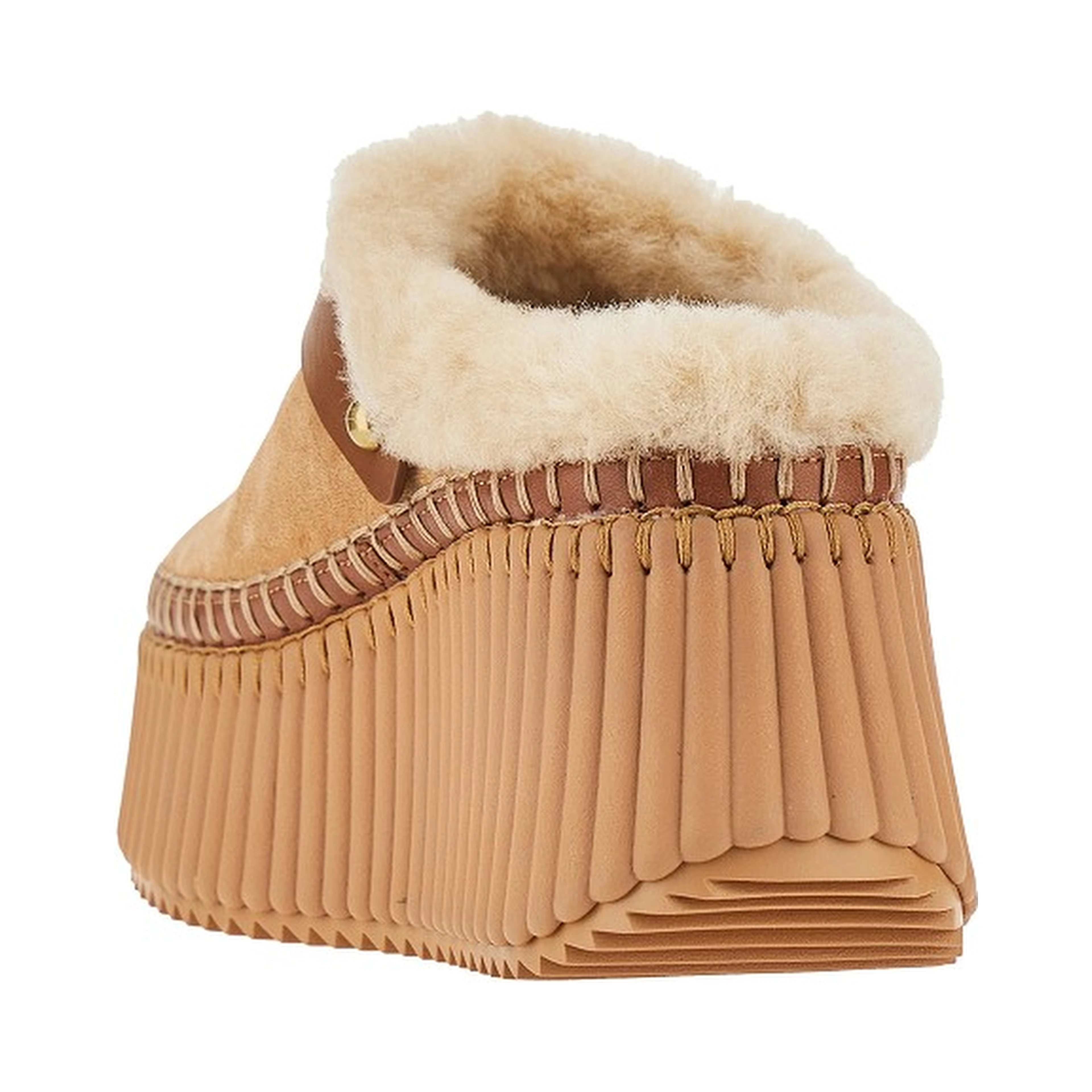 'Nama' wedge heel mules