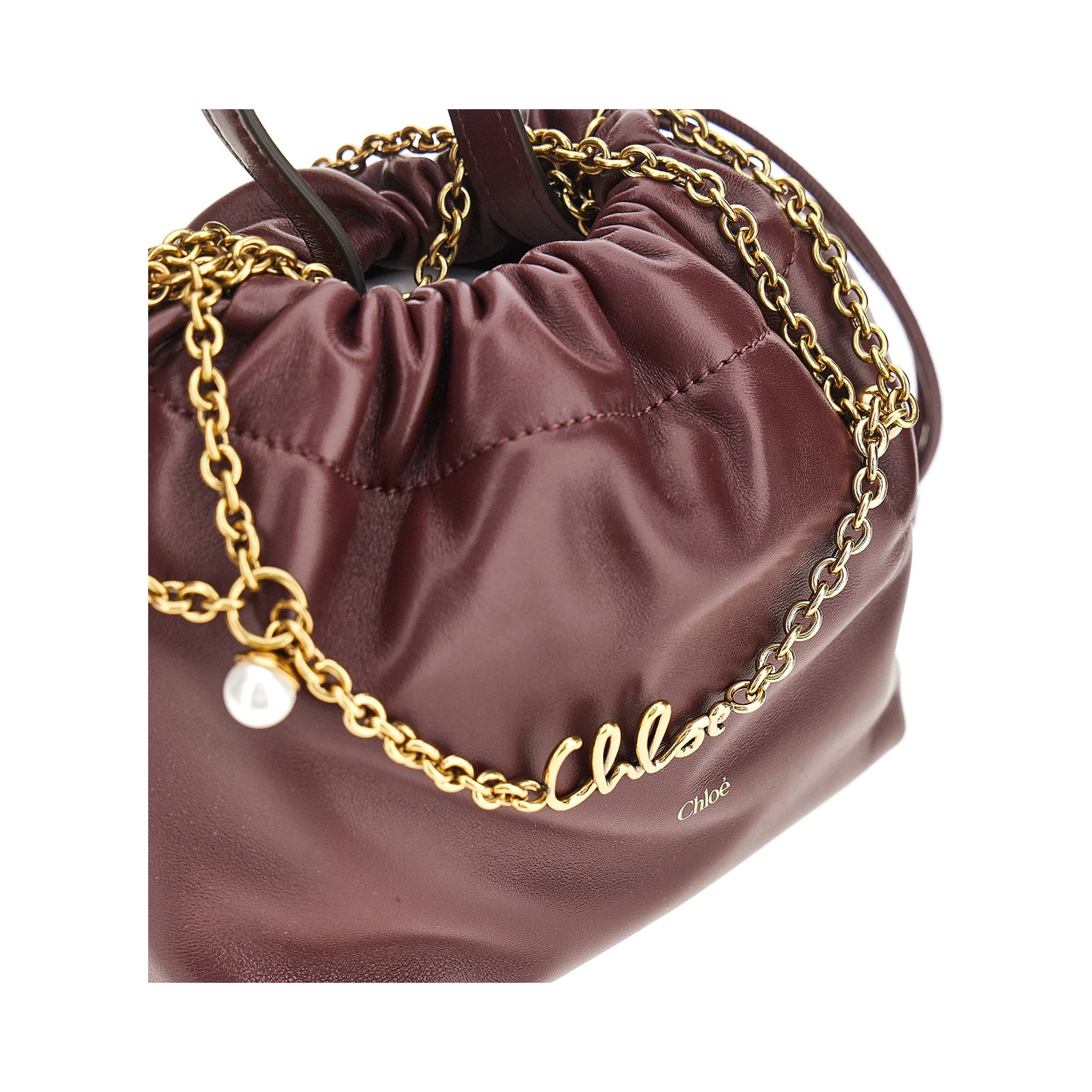 'Chloé Icons' leather mini bag with chain
