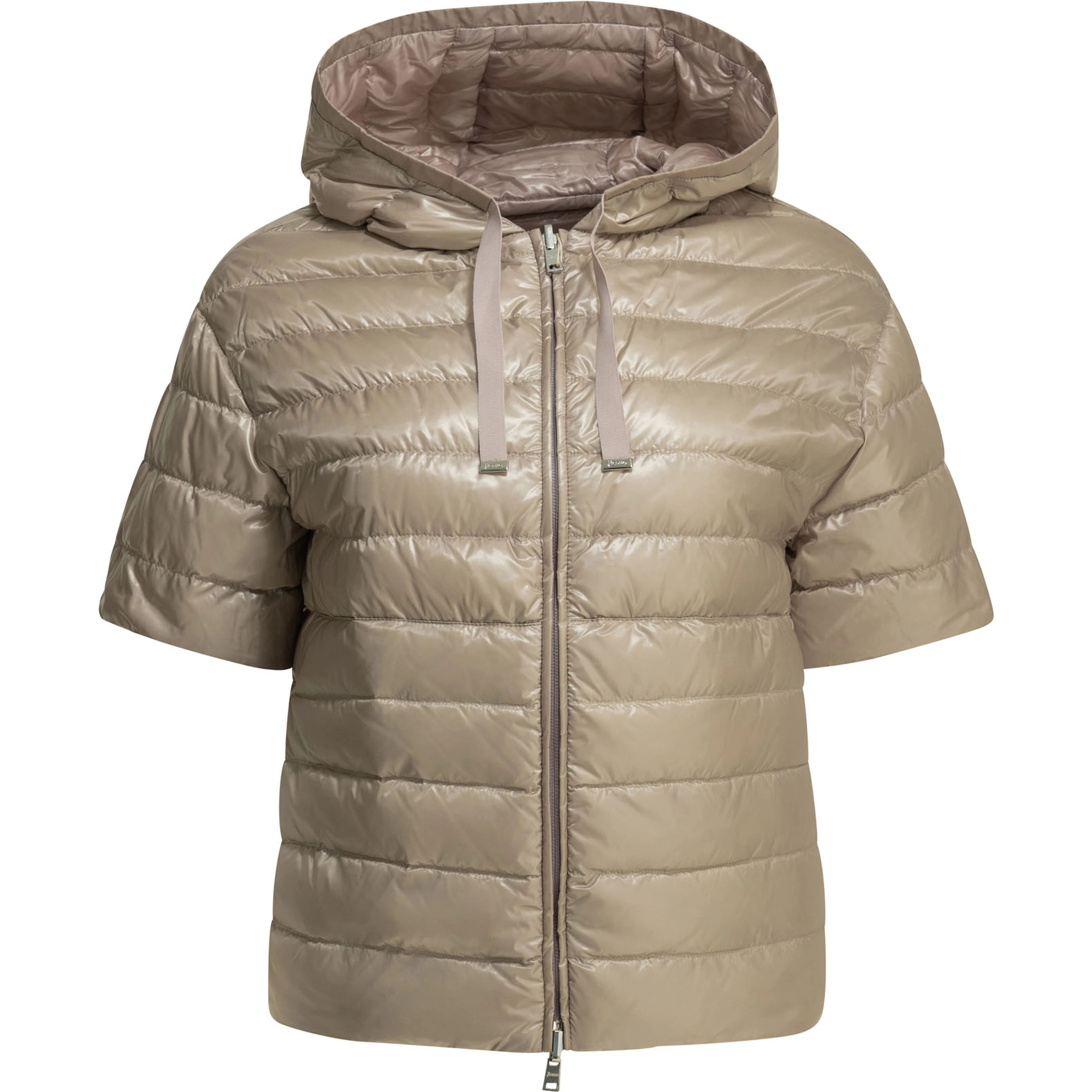 Reversible short down jacket