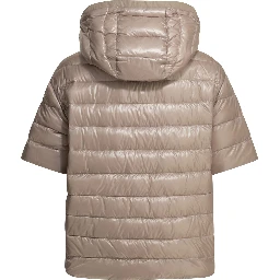 Reversible short down jacket