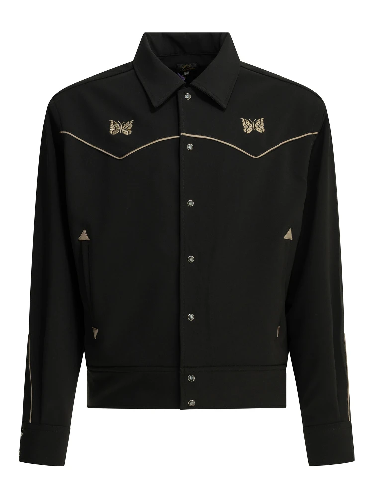 "Piping Cowboy" overshirt jacket