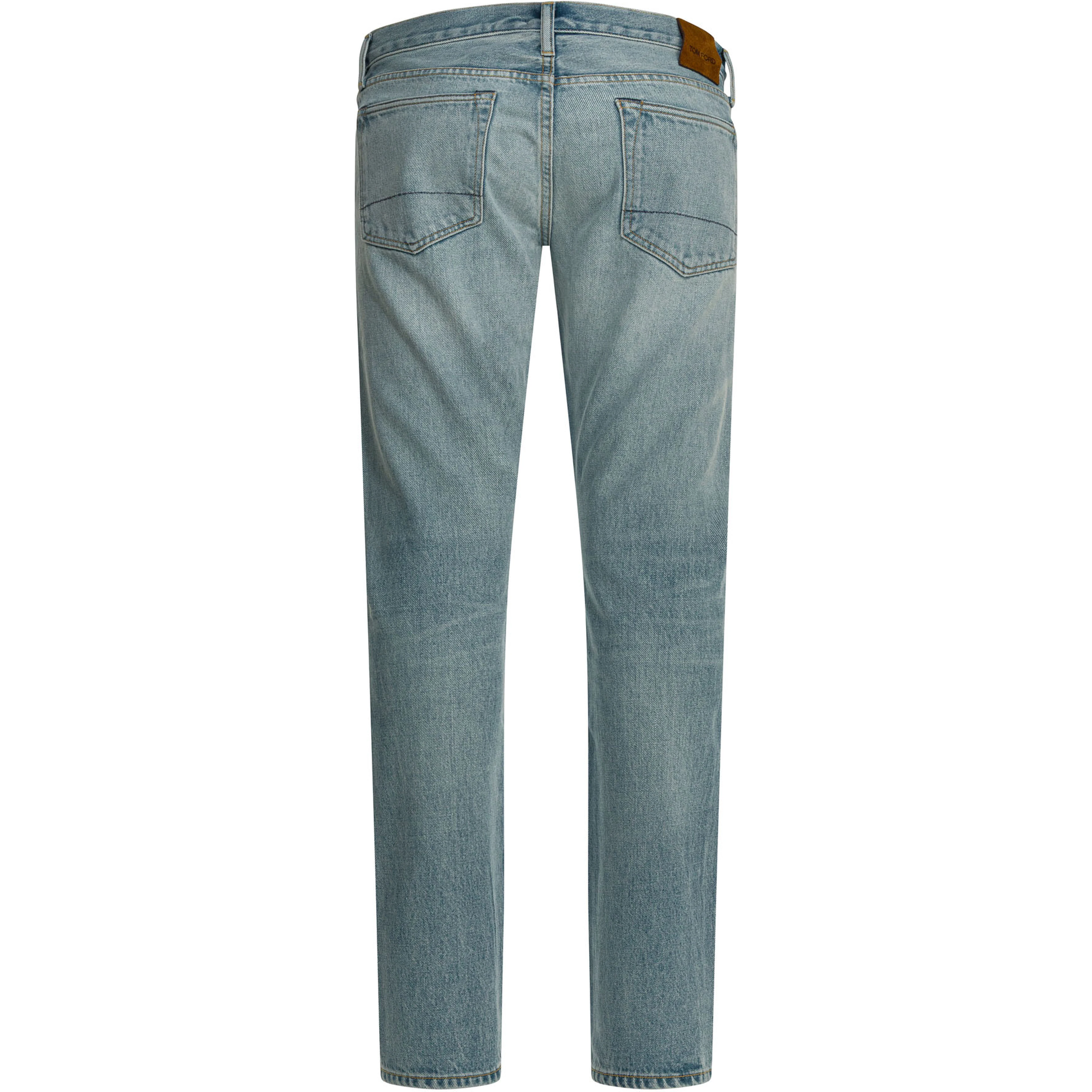 Straight-leg jeans