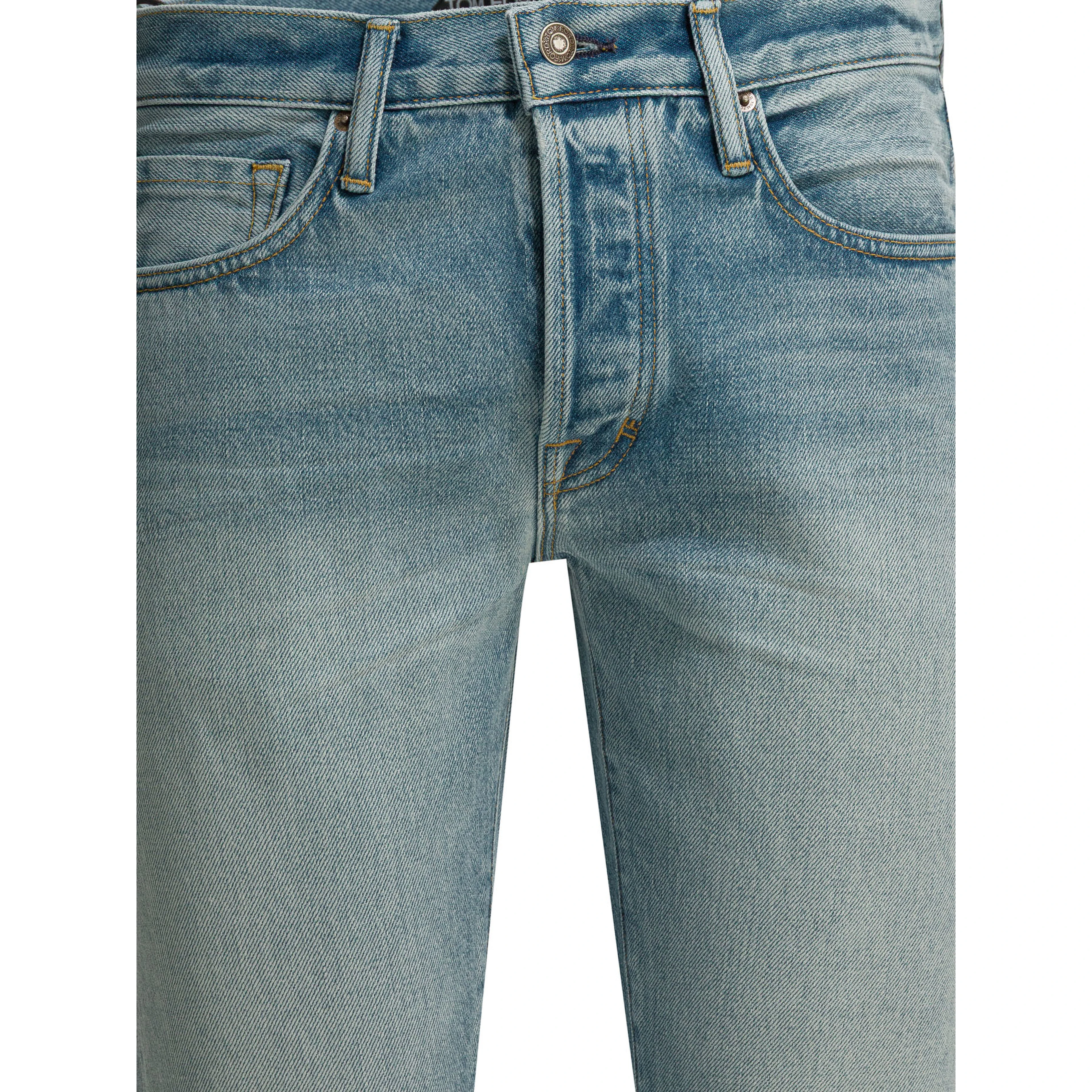 Straight-leg jeans