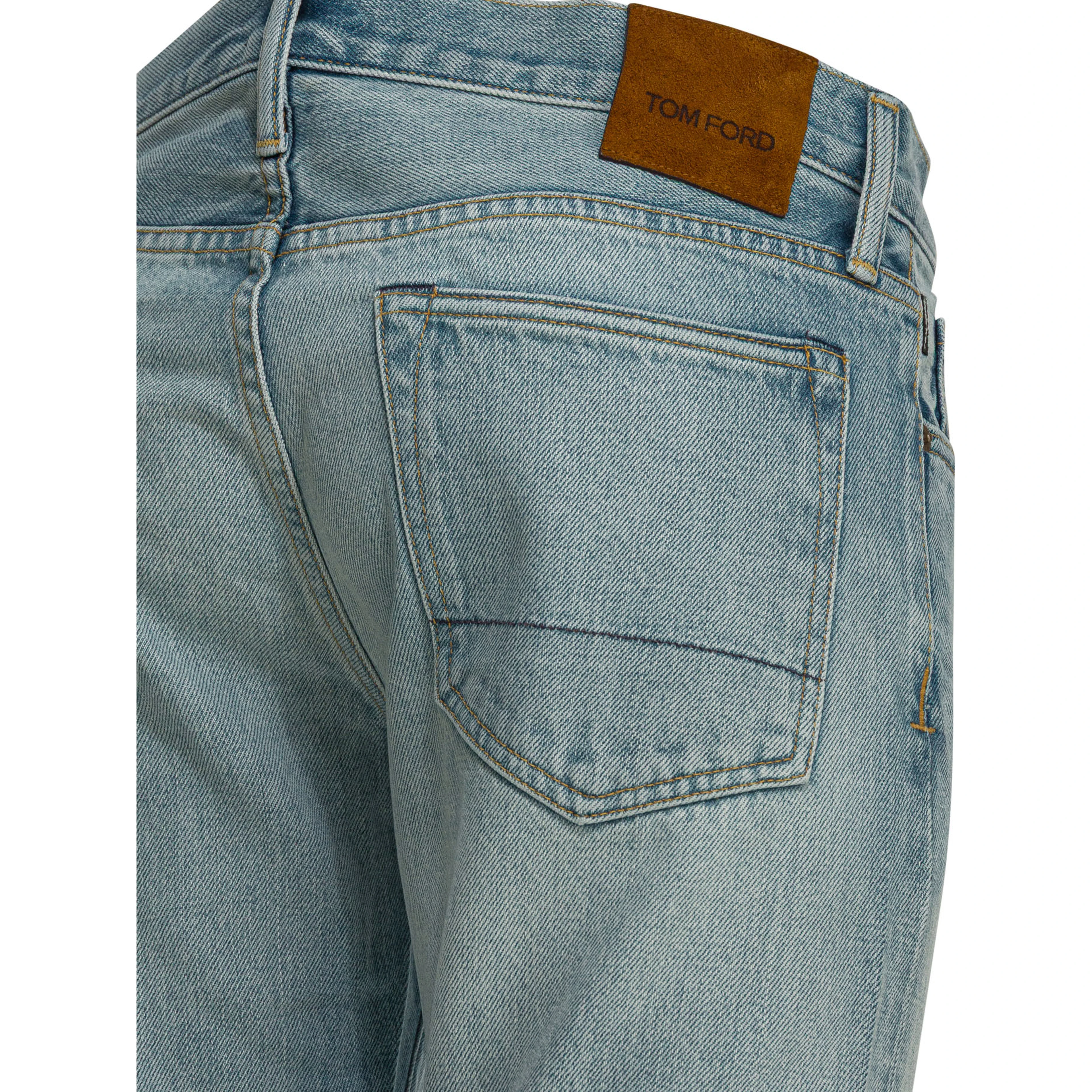 Straight-leg jeans