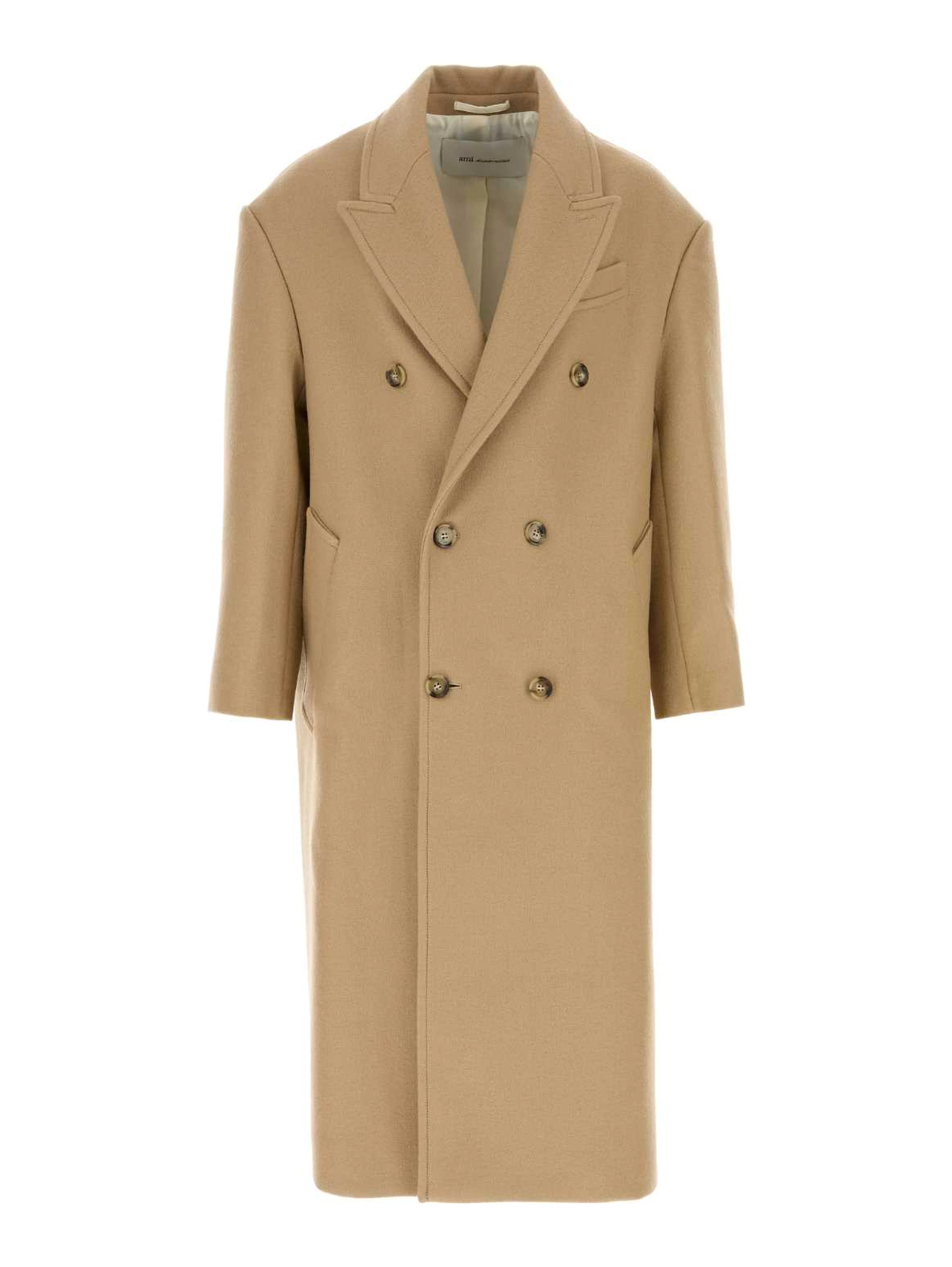 DOUBLEBREASTEDLONGCOZYCOAT