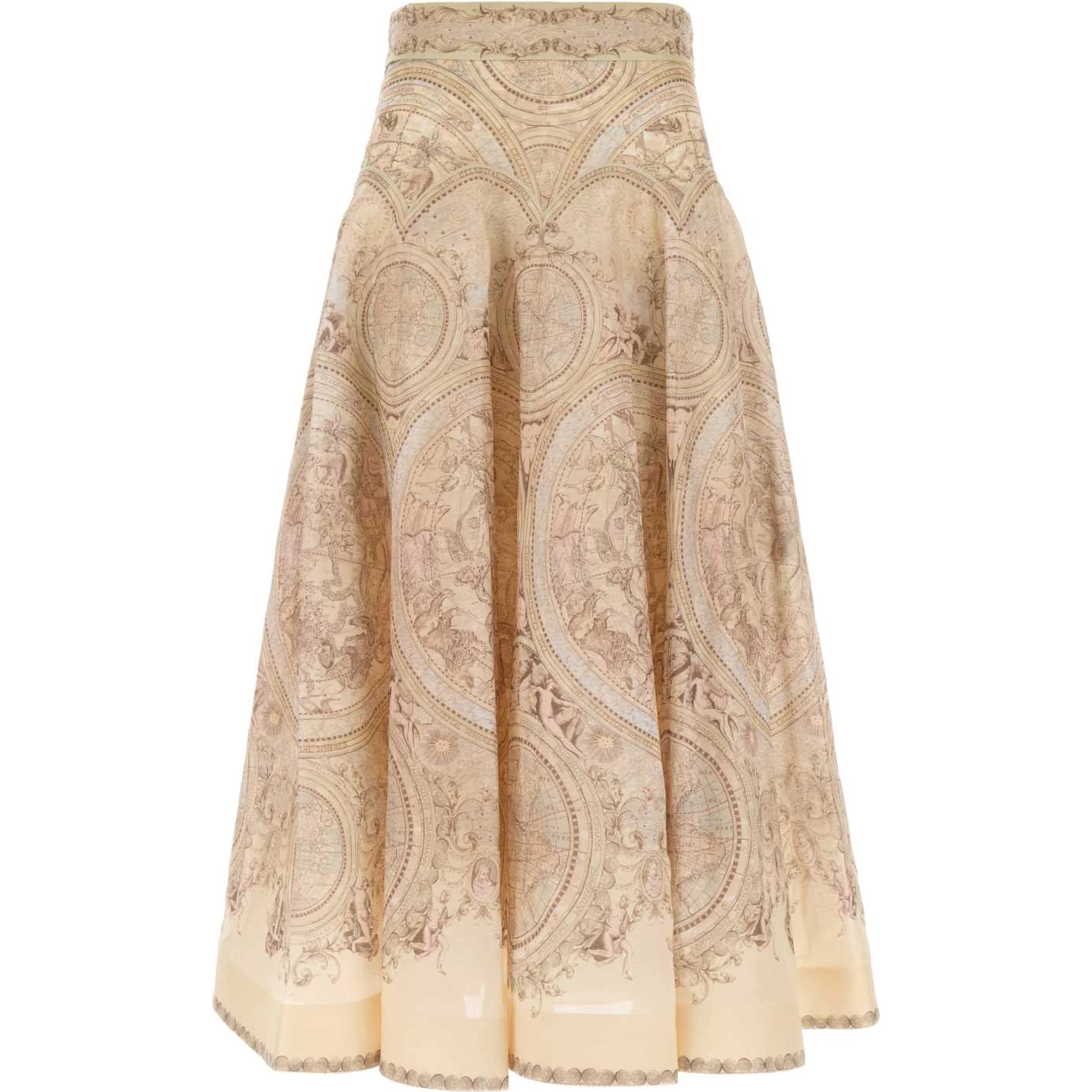 ASCENT PANELLED MIDI SKIRT
