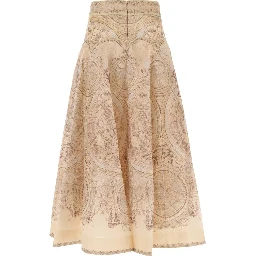 ASCENT PANELLED MIDI SKIRT